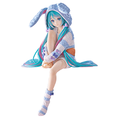 【たこ焼き】初音ミク ぬーどるストッパーフィギュアーうさ耳パジャマ・ブルーver.ー