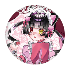 羽島メル 缶バッジ57mm