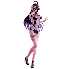 【たこ焼き】オーバーロード Trio-Try-iT Figureーアルベド・ミニドレス 牛柄ver.ー