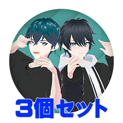 【3個セット】ZesT 缶バッジ57mm